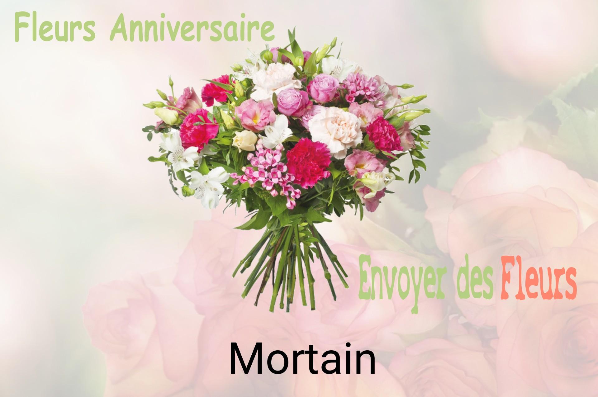 Bouquet de fleurs d’anniversaire livré à Mortain