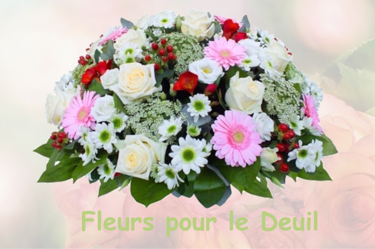 fleurs deuil MORTAIN